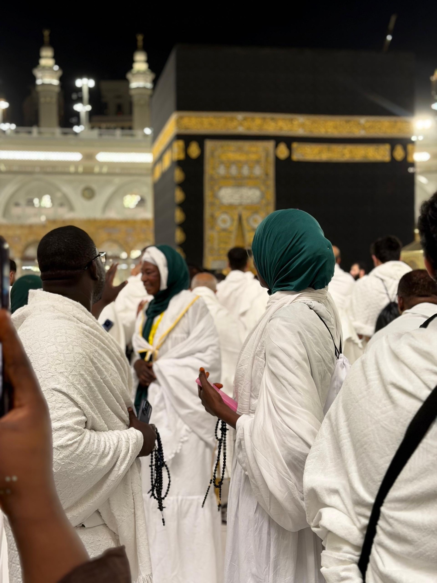 La Kaaba à La Mecque à l'heure dorée